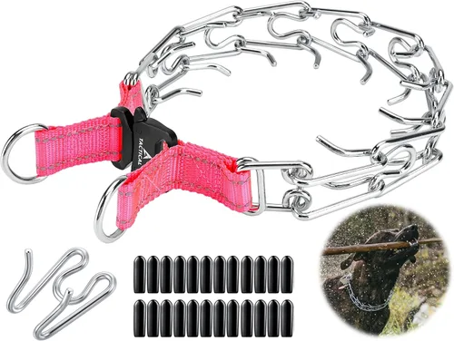Vista 8 de DEYACE Collar de entrenamiento para perros de liberación rápida, ajustable, de acero inoxidable, para perros pequeños, medianos y grandes