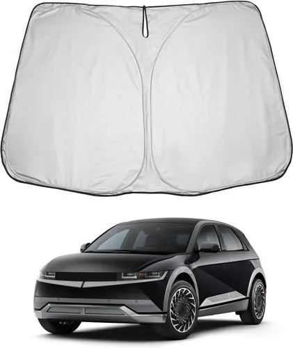 Vista 33 de LUWU Parasol para parabrisas para Dodge RAM 1500 y 2500 2009-2018 - Parasol para ventana delantera con bloqueo de rayos UV