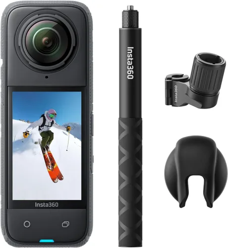 Vista 9 de Insta360 X4 Kit de Construcción - Cámara de construcción 360°, video HDR 360 de 8K30fps, foto de 72MP, lapsos de tiempo de 11K, compatible