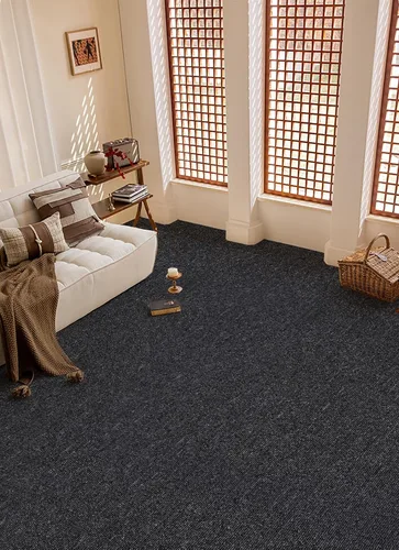 Vista 3 de Alfombra cuadrada de 24 azulejos/64 pies cuadrados, azulejos de alfombra, altura del pelo de 0.24 pulgadas, azulejos de alfombra comercial