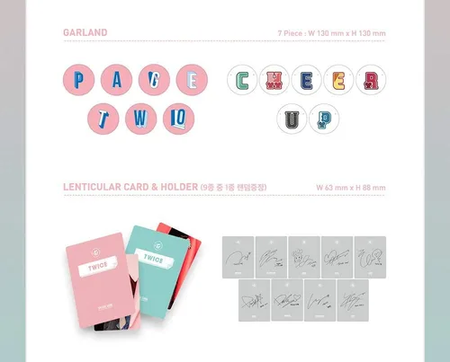 Vista 3 de TWICE TWICE PAGE TWO 2nd Mini Album RANDOM CD+Photo Book+Accessories K-POP SEALED