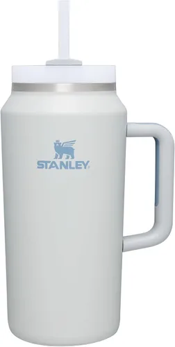 Vista 267 de STANLEY Quencher H2.0 Vaso Térmico con Asa y Pajita 64 oz Tapa Flowstate de 3 Posiciones Gran Capacidad para Viajes y Deportes Vaso de Acero