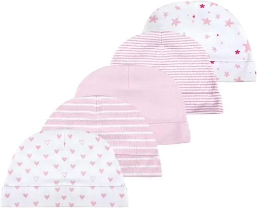 Vista 2 de Baby 10-Piece Caps and Mittens Set Baby Gloves Baby Hats