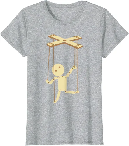 Vista 33 de Puppeteering - Camiseta de marionetas Ventrílocuo de tiriteros, Negro, S