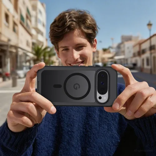 Vista 7 de jaroco Funda magnética para Google Pixel 10 y Pixel 10 Pro, compatible con MagSafe, protección contra caídas de grado militar, protección