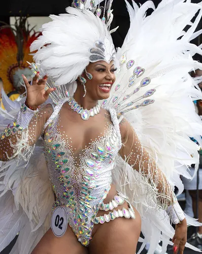 Vista 47 de HOMELEX Tocado de plumas negras para mujer, accesorios de carnaval caribeño