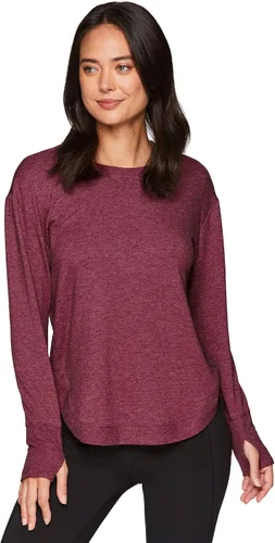 Vista 3 de RBX Active - Sudadera ligera de felpa francesa de manga larga para mujer