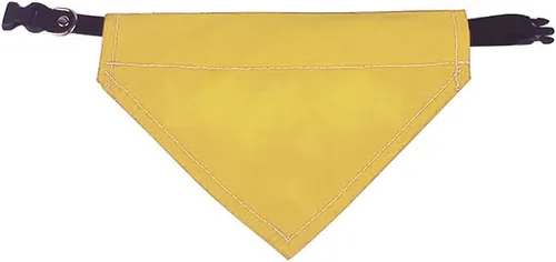 Vista 3 de Muka Bandana de algodón para perro, bufanda de cuello para mascotas, multicolor, negro, S