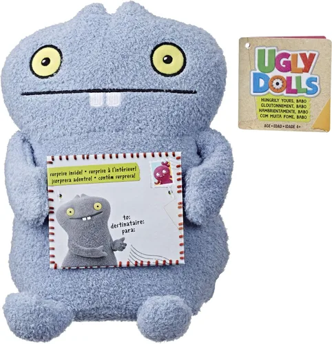 Vista 2 de Hasbro Uglydolls Hungrily Yours BABO - Peluche de peluche, 10.5 pulgadas de alto