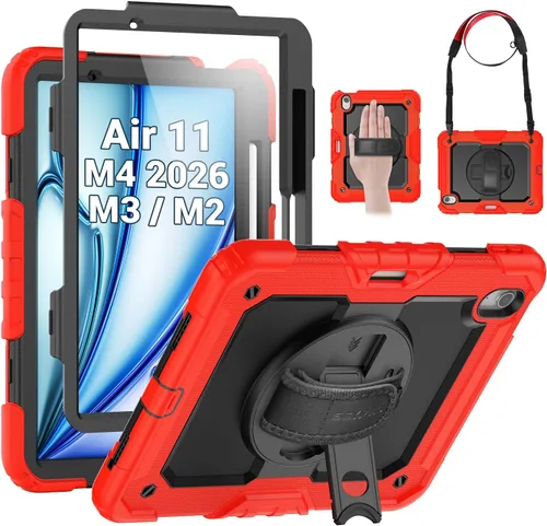 Vista 18 de SEYMAC para iPad mini 5/ Mini 4 Funda de 7.9 Pulgadas, Funda Protectora de Cuerpo Completo Resistente a Golpes con Protector de Pantalla, Soporte