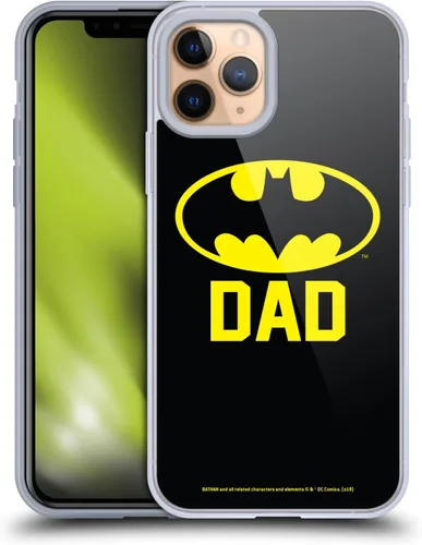 Vista 330 de Head Case Designs Funda de gel con licencia oficial de Batman DC Comics Bat Signal Logos [protección de grado militar] compatible con Apple iPhone 7