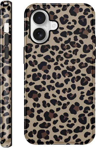 Vista 64 de Funda de teléfono con estampado de guepardo para iPhone 7/8/SE 2020/2022 de 4.7 pulgadas, funda de lujo con diseño de leopardo marrón coqueta a
