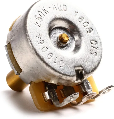 Vista 2 de Kit de potenciómetro y condensador de eje sólido Telecaster, paquete de 2