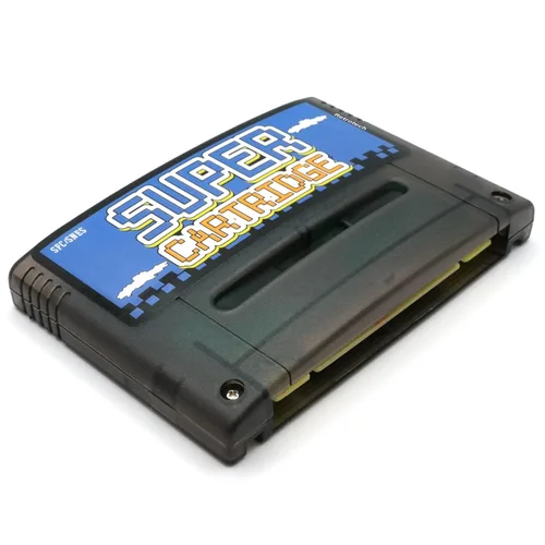 Vista 5 de Retrotech Super 1000 In 1 Game Cartridge for SNES Super Nintendo 16 Bit Game Console - Transparent