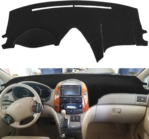 Vista 6 de Alfombrilla para tablero compatible con Toyota Sienna 2004-2010 (04-10 beige) F99 36-38 Beige