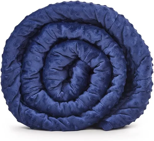 Vista 13 de TONGDADA Manta con peso para niños, 40 x 60 pulgadas, 10 libras, para niños de entre 80 y 125 libras, material de algodón de primera calidad