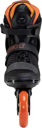 Vista 3 de K2 Trio LT 100 Negro Naranja Hombres Urban Patines En Línea