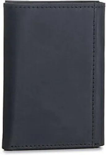 Vista 3 de ARIAT Cartera triple de cuero negro para hombre con logotipo en relieve Marrón Cartera triple