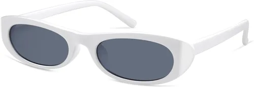 Vista 2 de Gafas de sol ovaladas retro para mujer y hombre, estilo vintage, rectangulares, estrechas, AP3694