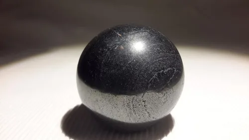 Vista 8 de Auténtica colección de esferas pulidas de piedra semipreciosa (jaspe brezado)
