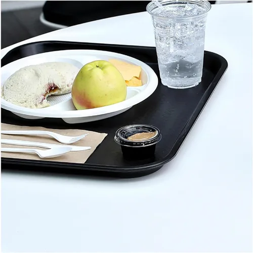 Vista 6 de Boardwalk Prtn2bl Souffl?/Portion Cups, 2 onzas, polipropileno, negro, 2500/caja