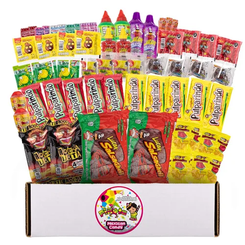 Vista 12 de Caja de dulces mexicanos de piñata (Lucas Mix (22.5 onzas) (18 piezas)