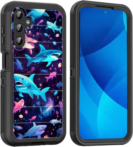Vista 102 de Funda para Galaxy A15 5G, cuerpo completo, protección contra caídas, a prueba de polvo, resistente de 3 capas, militar, resistente, duradera