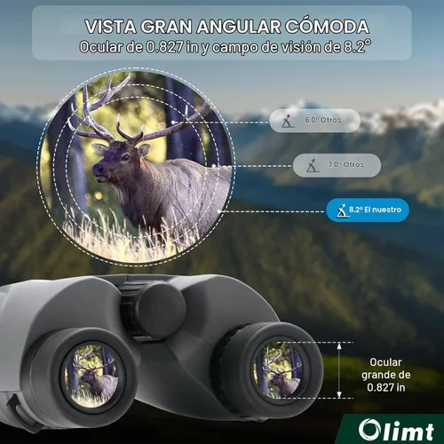 Vista 5 de Binoculares compactos de 8 x 25, pequeños y ligeros de mano, portátil, mini prisma BAK-4, lente ED de visión gran angular de 8.2°, óptica HD