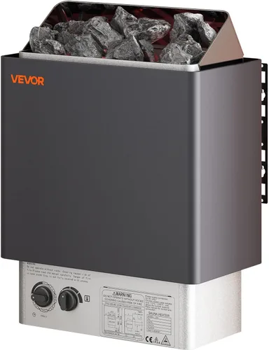 Vista 12 de VEVOR - Calefactor de sauna, estufa eléctrica de sauna de 220V, calentador de sauna para baño de vapor con temporizador de 3h y temperatura