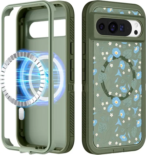 Vista 80 de Funda para Moto G 5G 2024 – Compatible con MagSafe para mujeres y niñas, bonita funda protectora magnética para teléfono, diseño femenino Kawaii