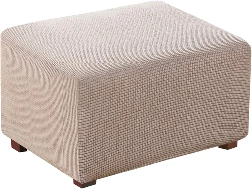 Vista 20 de Flamingo P Funda otomana elástica cuadrada, protector de muebles, protector de muebles plegable, protector de muebles, funda suave con parte