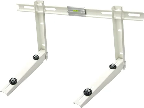 Vista 7 de JEACENT Soporte de montaje en pared exterior para sistemas de bomba de calor de aire acondicionado mini split sin conductos, universal, 7000-18000