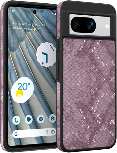 Vista 7 de X-level Diseño para Google Pixel 8 Caso,Premium PU Cuero Suave TPU Bumper A Prueba De Golpes Cubierta Protectora Del Teléfono Delgada Funda Para