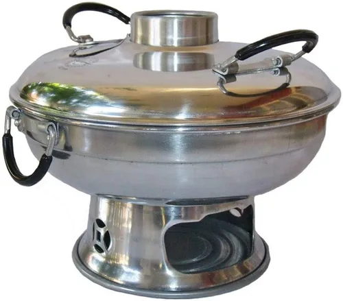 Vista 3 de Olla caliente tailandesa de aluminio Tom Yum Cuenco 22 Cm.