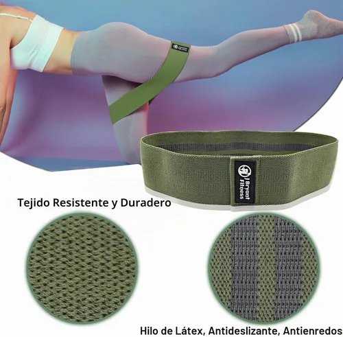 Vista 5 de Set de almohadillas para mancuerna J Bryant con 2 correas para los tobillos para máquinas de cable, banda de resistencia para la cadera, correas