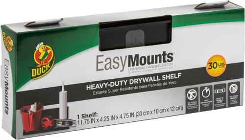Vista 7 de Duck EasyMounts - Estante multiusos para paneles de yeso, estante multiusos para organización de garaje, bancos de trabajo, cobertizos