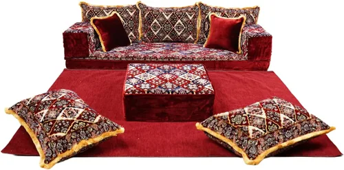 Vista 56 de arabicsofa Cojines Majlis de piso tradicionales: asientos modulares Diwan seccionales