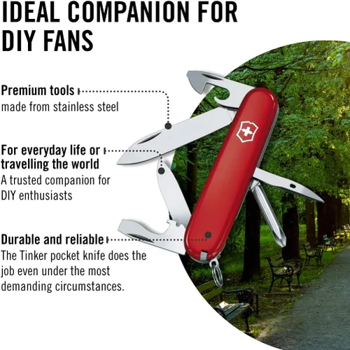 Vista 5 de Victorinox Tinker Swiss Army Knife Multipurpose Pocketknife