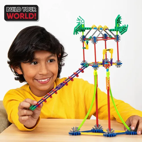 Vista 3 de K'NEX - Juego de construcción de valor Click & Construct - 522 piezas, construcción STEM, juego creativo para mayores de 7 años