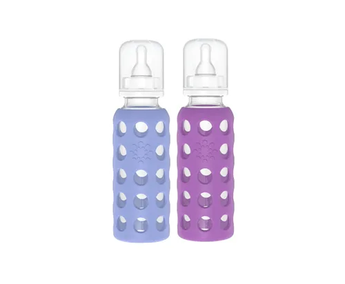 Vista 38 de Lifefactory Biberón de vidrio sin BPA Funda protectora de silicona Paquete de 2 de 4 onzas melón, plátano
