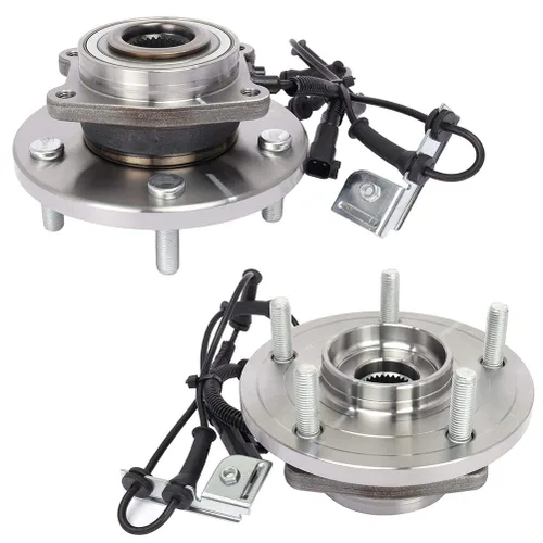 Vista 16 de ECCPP Par de unidades de montaje para cubo de rueda trasera izquierda y derecha para Nissan con 5 lengüetas para Nissan para Maxima 2004-2008 5