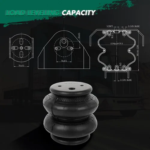 Vista 3 de SCITOO Rear Air Spring Suspension Kits for Truck Suspensions Replacement Spring