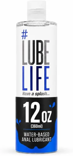 Vista 10 de LubeLife - Lubricante personal a base de agua con sabor a melocotón y crema de Anal Delight, lubricante seguro para juguetes para hombres, mujeres