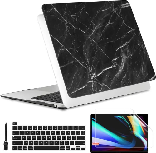 Vista 17 de Batianda Funda diseñada para el nuevo MacBook Pro M2 de 13 pulgadas, modelo A2338, versión 2022, carcasa protectora rígida ultrafina, antisucia