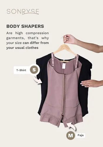 Vista 6 de Sonryse Fajas Colombianas Reductoras y Moldeadoras Post Surgery Shapewear Bodysuit