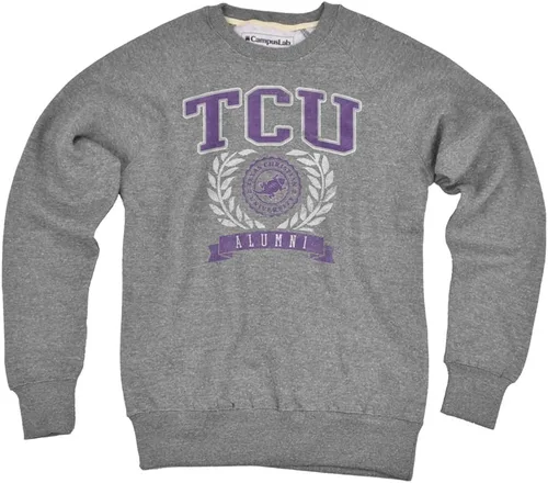Vista 46 de Campus Lab Collegiate Classic Alumni Seal - Sudadera unisex con cuello redondo para adultos