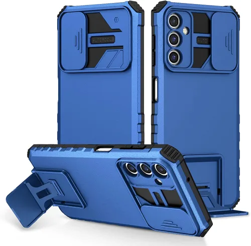 Vista 36 de Funda compatible con Samsung Galaxy M13 5G/A04 Dimensional Soporte Ventana Corredera Teléfono Móvil Funda Protectora a Prueba de Golpes para Samsung
