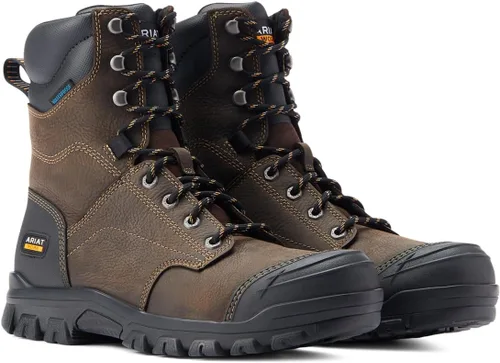 Vista 6 de Ariat Botas de trabajo impermeables Treadfast de 8 pulgadas para hombre