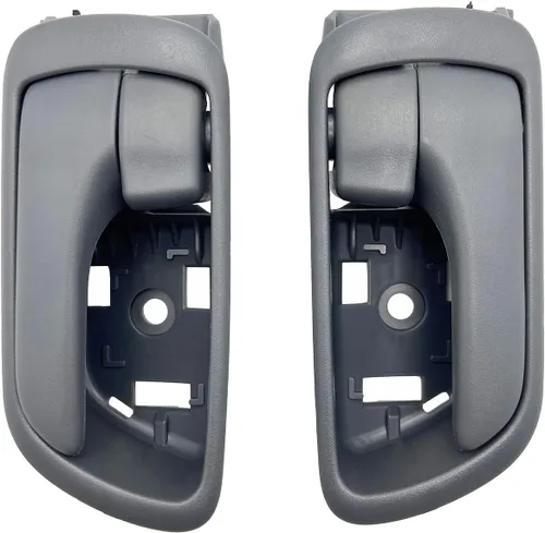 Vista 6 de Cheriezing Tirador de puerta interior gris compatible con Sienna 2004-2010 mango interior repuesto # 69206-AE010 FL, 69205-AE010 FR Juego de 2