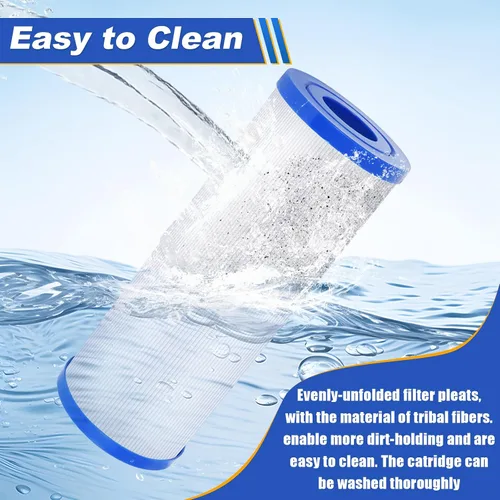 Vista 5 de FC-2390 Filtro de spa de repuesto para filtro Pleatco PRB50-IN Unicel C-4950, filtros de bañera de hidromasaje compatibles con filtro de piscina